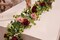 Anna's Whimsy 5.91FT Artificial Eucalyptus Garland with Flowers, Fake Rose Gypsophila Garland, Faux Floral Garland Greenery Garland for Wedding Home Party Craft Art Table Runner Decor (Dusty Pink, 1)